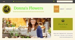 Desktop Screenshot of donnasflowers.co.za